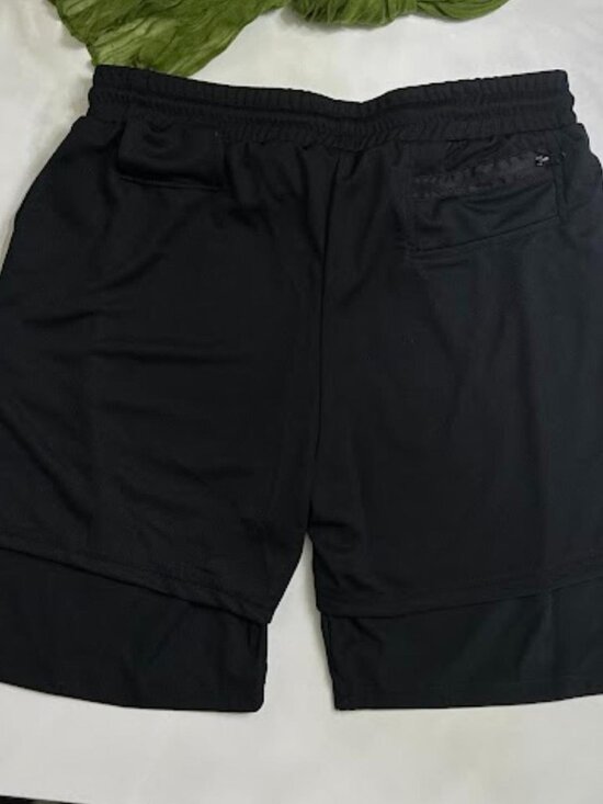 Men's Sports Shorts with Undershorts Cycling Shorts Size: M - Picture 7 of 7